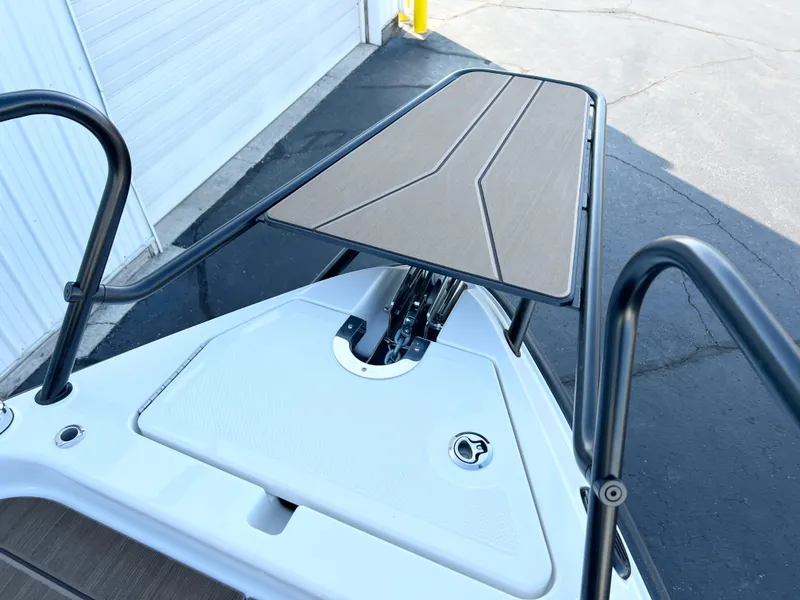 Slide: The Image of 2025 Navan C30 boat deck with sleek design and modern features. - 6