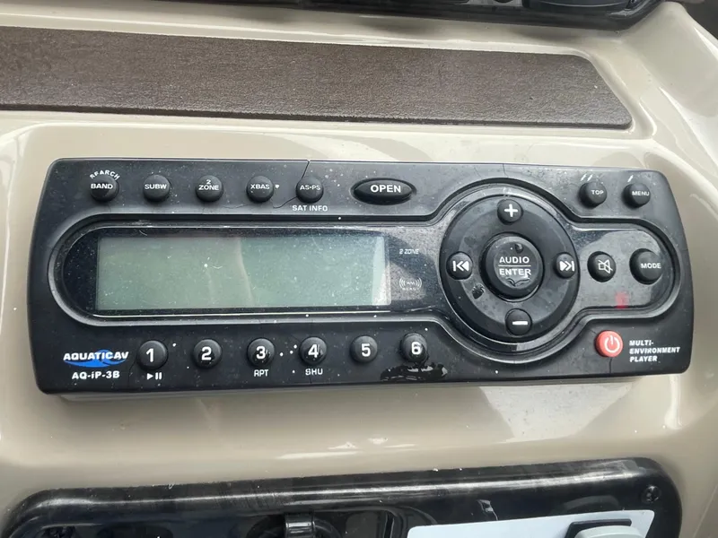 Slide: The Image of Audio control panel on 2020 Yamaha Boats 242 Limited S. - 8