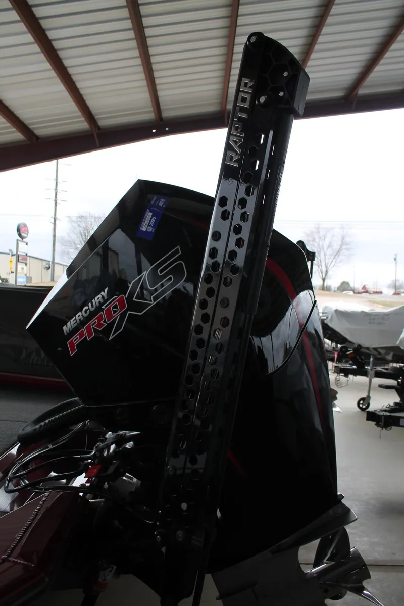 Slide: The Image of 2023 Vexus AVX2080 with Mercury Pro XS engine and Raptor anchor system. - 13