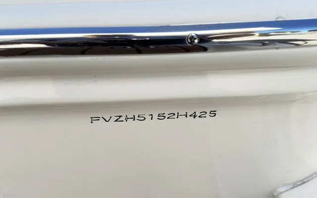 Slide: The Image of 2025 Pioneer 202 Islander boat hull with identification number FVZH5152H425. - 8
