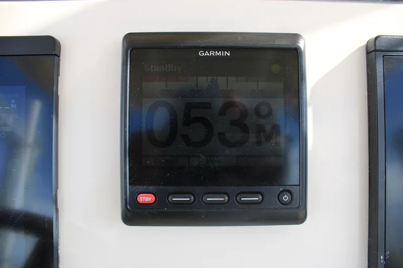 Slide: The Image of Garmin marine display on 2018 Grady-White Fisherman 257 boat dashboard. - 30