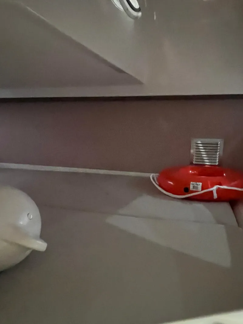 Slide: The Image of Interior of 2025 Ventura DayCruiser boat with modern design elements. - 10