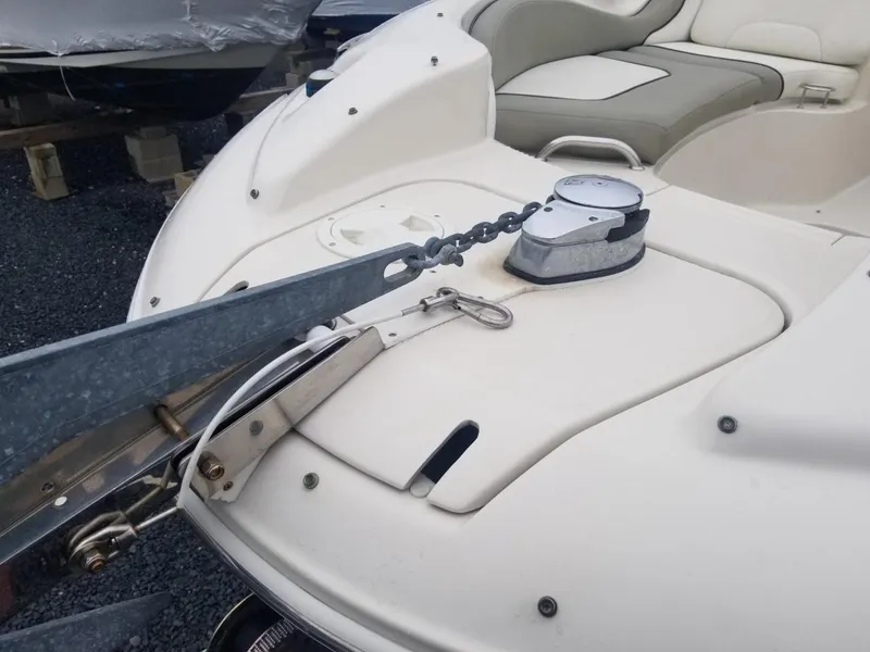 Slide: The Image of 2006 Sea Ray 270 Sundeck boat anchor and seating area. - 13