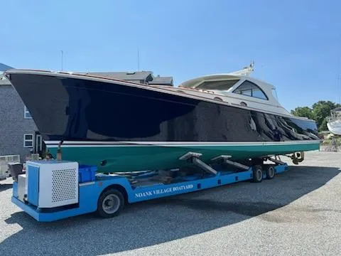 Slide: The Image of Port bow profile (recently done hull paint) - 51