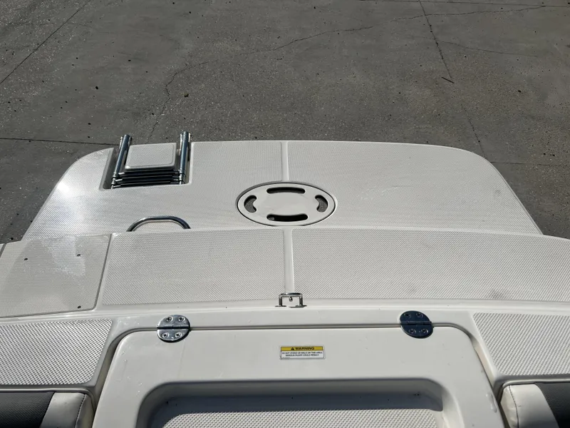 Slide: The Image of 2016 Bayliner 175 boat deck with swim platform and ladder. - 7
