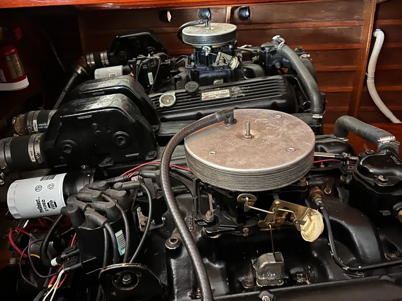 Slide: The Image of Engine of a 2000 Classic Paul Dewhurst Gentleman's Racer, showcasing intricate mechanical components. - 12