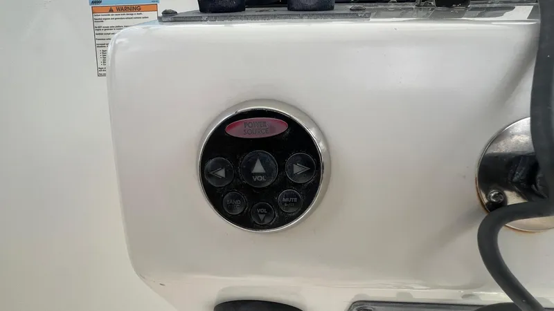 Slide: The Image of Control panel on a 2006 Rampage 30 Offshore boat. - 20