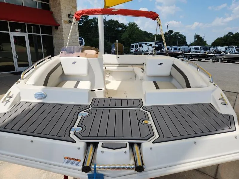 Slide: The Image of 2024 Starcraft SVX 171 OB boat with spacious seating and modern design. - 21