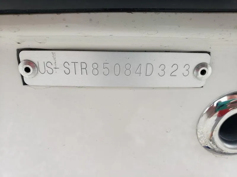 Slide: The Image of 2023 Starcraft SVX 171 OB boat identification plate with serial number. - 20