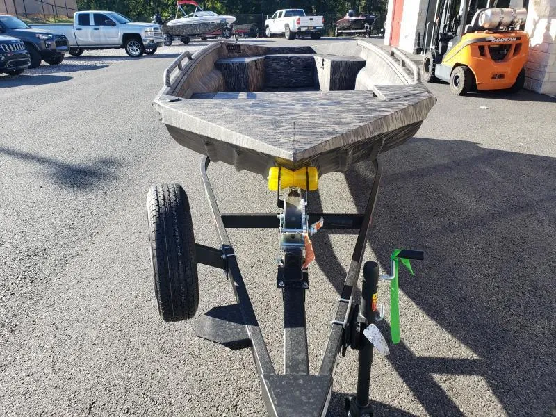 Slide: The Image of 2024 Havoc Boats 1756 Dbst on trailer, parked outdoors in a lot. - 17