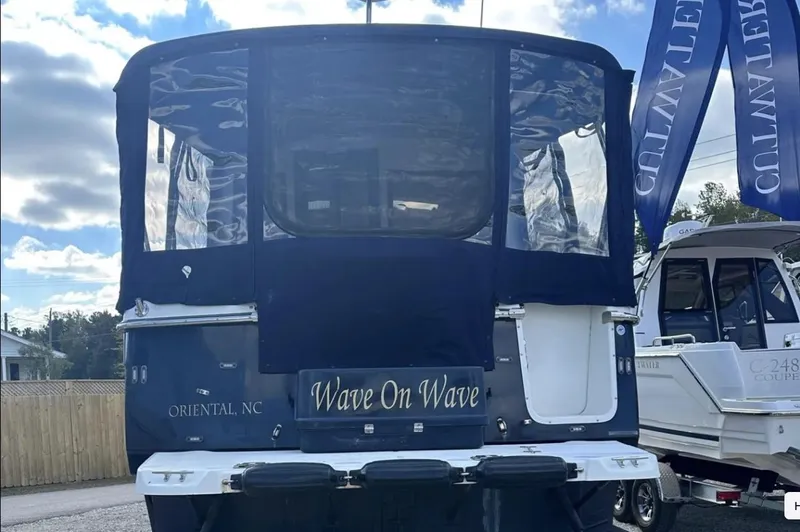Slide: The Image of 2016 Cutwater C-26 boat named "Wave On Wave" docked in Oriental, NC. - 4