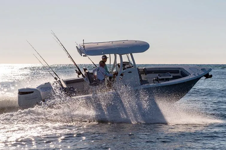 Slide: The Image of 2025 Sea Pro 242 Center Console boat identification plate with serial number. - 28