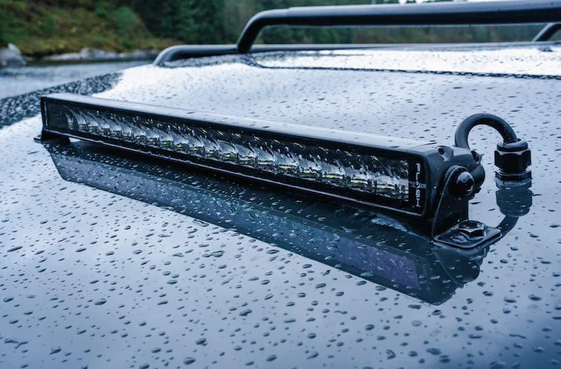 Slide: The Image of Navan C30 2025 with LED light bar on wet surface, showcasing modern design. - 24