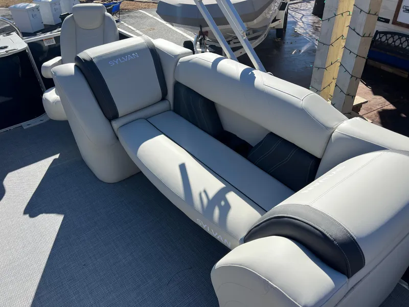 Slide: The Image of 2025 Sylvan Mirage Fish 8522 Party Fish boat with luxurious seating. - 37