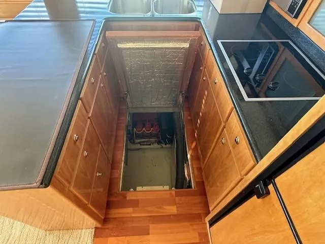 Slide: The Image of Luxurious interior of 2007 Navigator 51 yacht with elegant seating and modern amenities. - 4