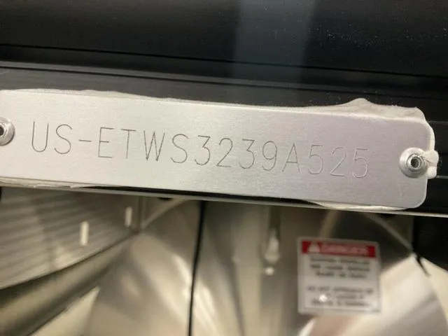 Slide: The Image of Serial number plate on a 2025 Bennington M Quad Bench 26 MFB. - 16