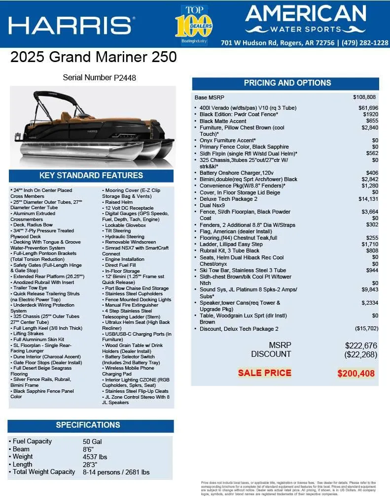 Slide: The Image of Harris Grand Mariner 250 2025 - 11