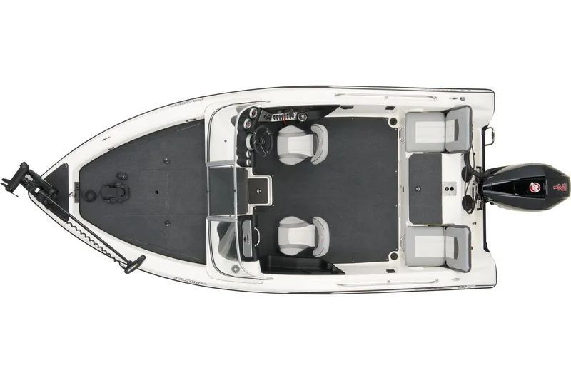 Slide: The Image of 2024 Triton 186 Allure boat interior with steering wheel and dashboard controls. - 12