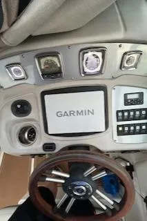 Slide: The Image of Cockpit of 2011 Chaparral 270 Signature with Garmin navigation. - 27