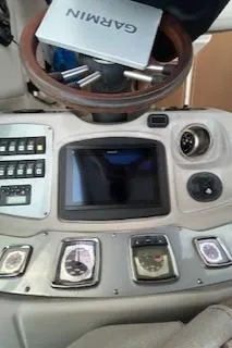 Slide: The Image of Dashboard of a 2011 Chaparral 270 Signature boat with Garmin navigation. - 31