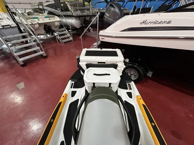 Slide: The Image of 2019 Sea-Doo Waverunner Fish Pro™ with IBR & Sound System in showroom. - 6