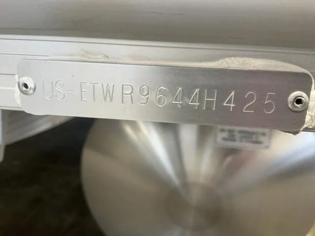 Slide: The Image of Hull identification number on a 2025 Bennington 22 SSB boat. - 14