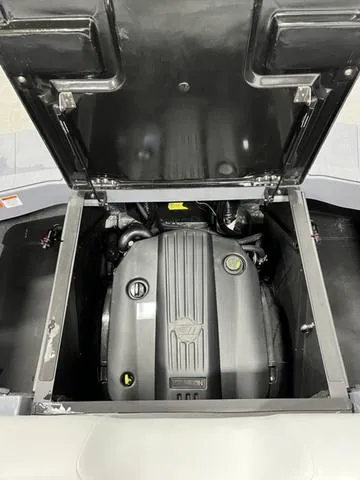 Slide: The Image of 2024 Axis Wake Research T250 engine compartment, showcasing the powerful engine design. - 25