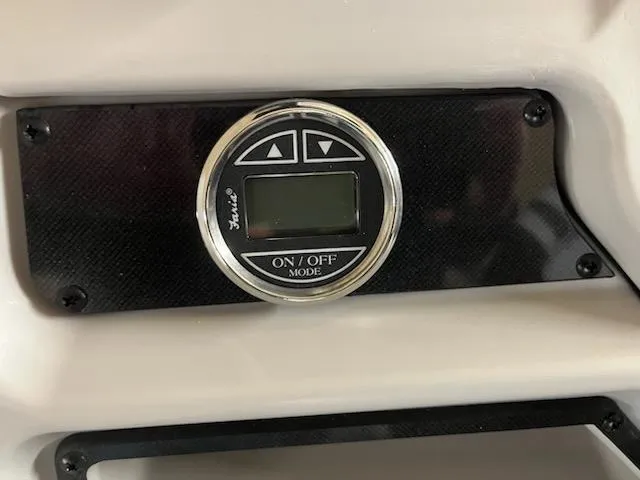 Slide: The Image of Control panel of 2025 Godfrey 2286SFLX with digital display and buttons. - 9