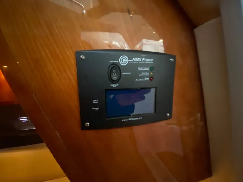 Slide: The Image of Control panel on 2012 Regal 42 Sport Coupe yacht interior. - 34