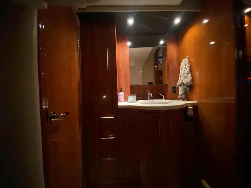 Slide: The Image of Luxurious bathroom interior of 2012 Regal 42 Sport Coupe yacht. - 49