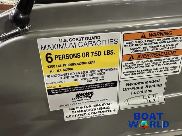 Slide: The Image of MirroCraft Holiday 168 & Honda 90HP 4-Stroke EFI 2025 - 22