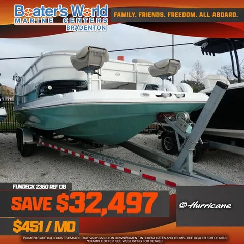 Slide: The Image of Hurricane FunDeck 2360 REF OB 2024 - 1