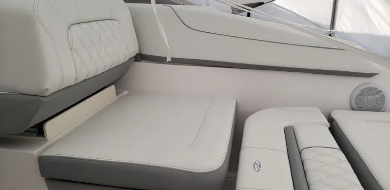 Slide: The Image of Engine compartment of 2025 Regal 26 XO boat with red components and wiring. - 21