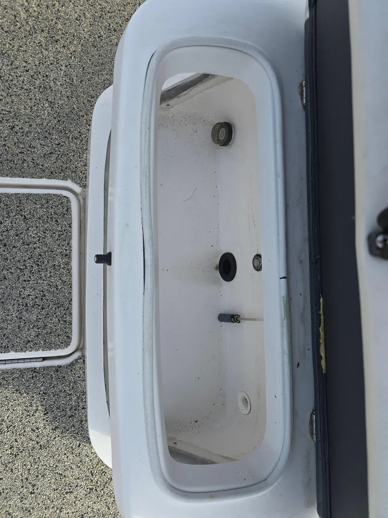 Slide: The Image of 2019 Blue Wave 2200 PureBay boat livewell interior view. - 14