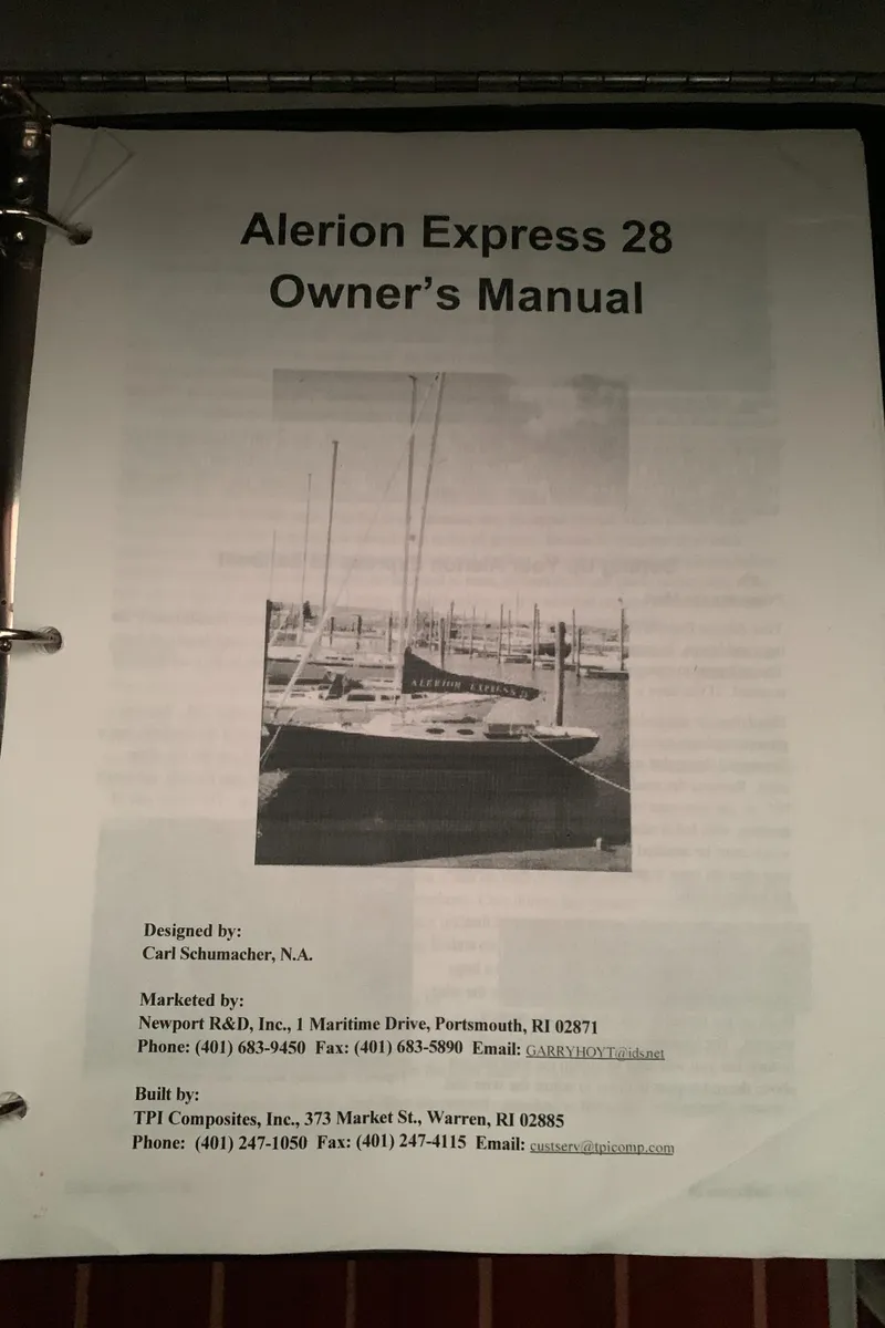 Slide: The Image of Alerion Express 28 2003 - 50