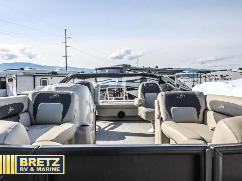 Slide: The Image of 2023 Aria 22UC boat interior at Bretz RV & Marine dealership. - 8