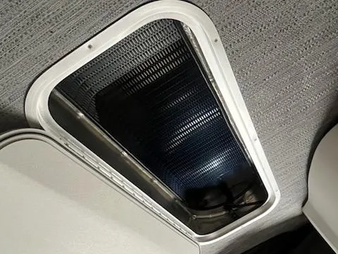 Slide: The Image of Ventilation opening in 2025 Sweetwater 2286SB boat interior ceiling. - 16