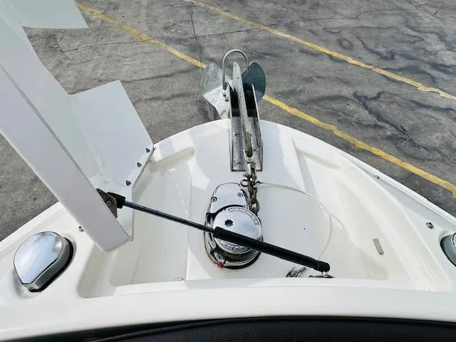 Slide: The Image of Bow of 2016 Sea Ray 250 SLX boat with anchor and winch system. - 23