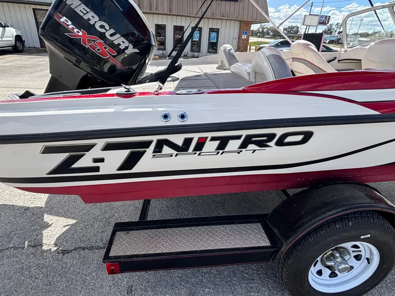 Slide: The Image of 2014 Nitro Z-7 boat with 150 L OptiMax Pro XS engine and trailer. - 21