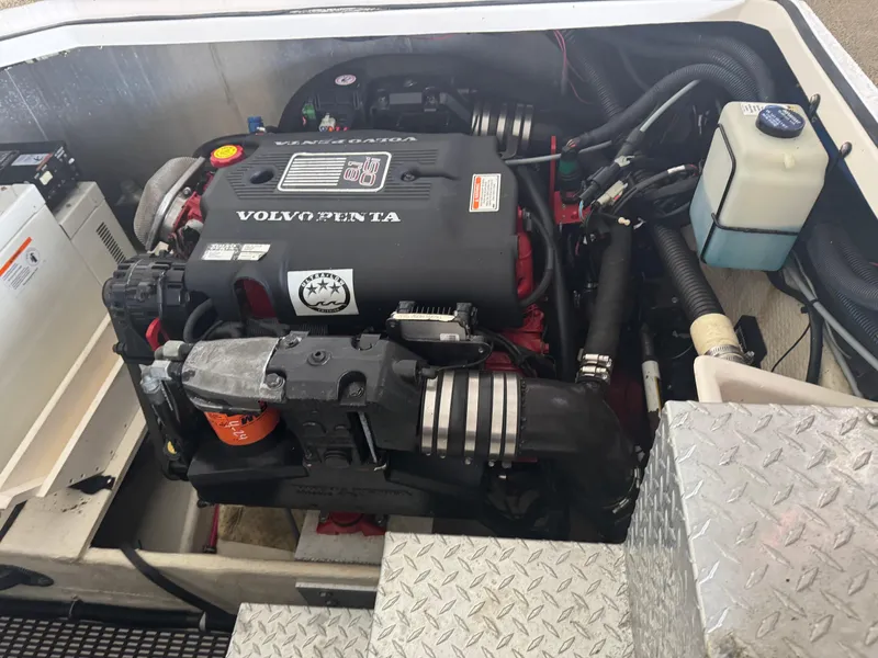 Slide: The Image of Engine compartment of 2005 Regal 3560 Commodore with Volvo Penta engine. - 24