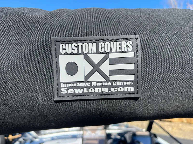 Slide: The Image of Custom marine canvas cover by SewLong for Centurion Fe25, 2025 model. - 13