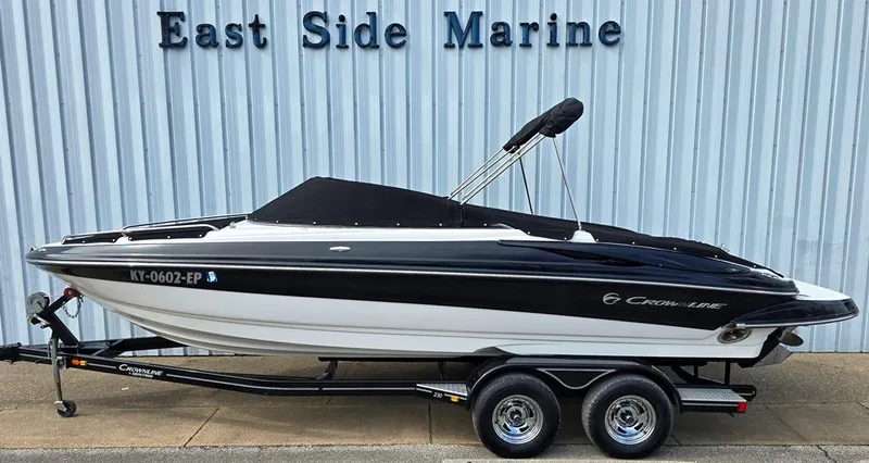 Slide: The Image of 2011 Crownline 230LS BR boat on trailer at East Side Marine. - 31
