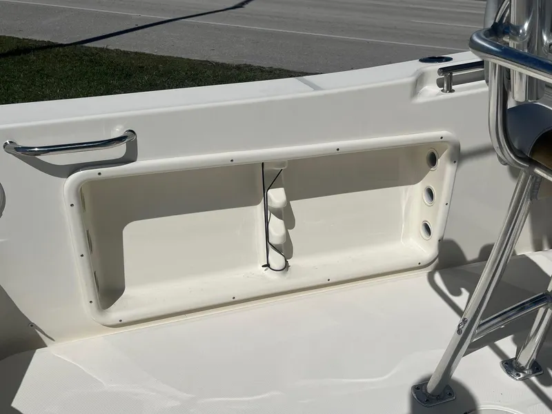Slide: The Image of 2022 Bulls Bay 230 Center Console boat interior storage compartment. - 10