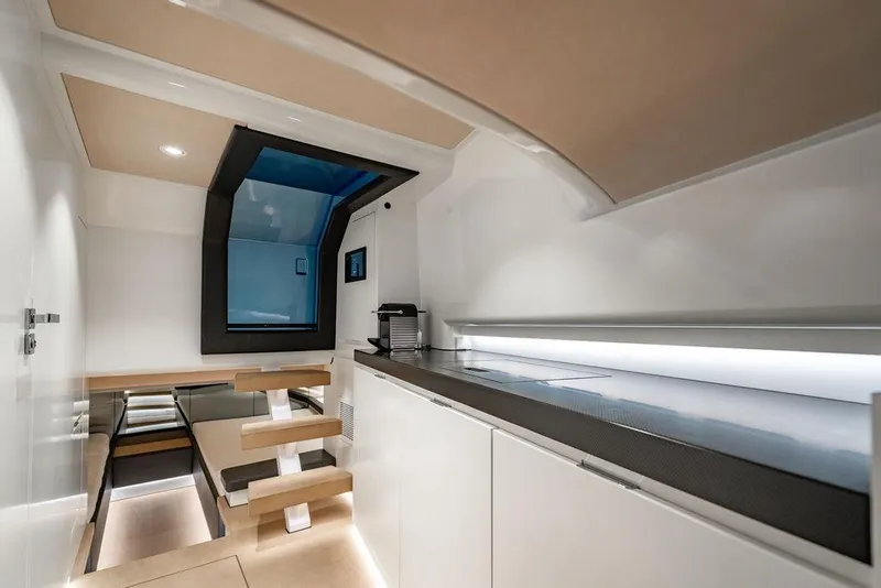 Slide: The Image of Interior of 2022 Wajer 55 S yacht, featuring modern design and sleek finishes. - 33