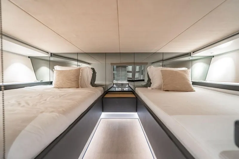 Slide: The Image of Luxurious twin cabin interior of 2022 Wajer 55 S yacht. - 34