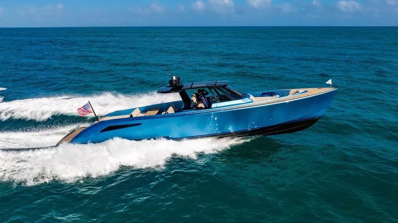 Slide: The Image of 2022 Wajer 55 S yacht cruising on open sea under clear skies. - 9