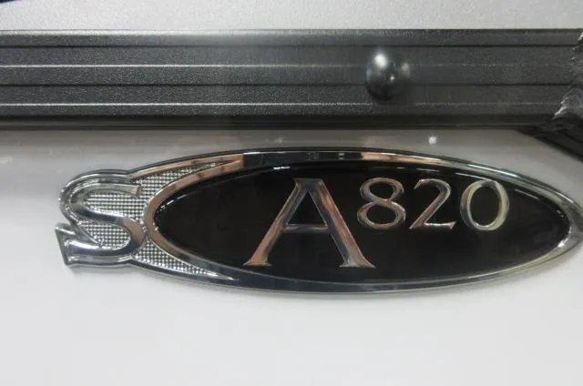 The Image of 2025 Sylvan A-20 LZ DH emblem, featuring sleek metallic design and model number. - 1