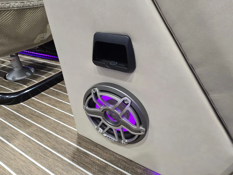 Slide: The Image of 2025 Premier Intrigue interior with illuminated speaker and modern design accents. - 15