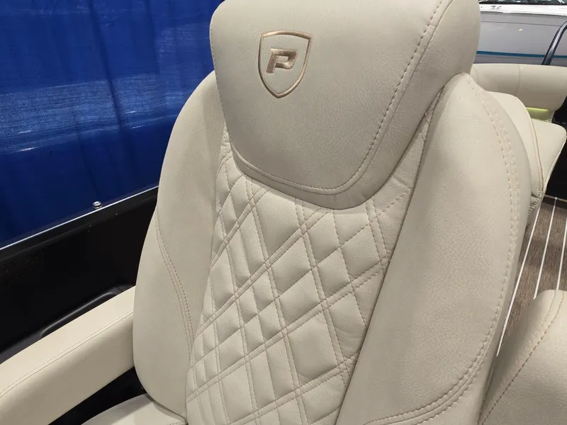 Slide: The Image of Luxurious 2025 Premier Intrigue seat with quilted design and logo embroidery. - 25