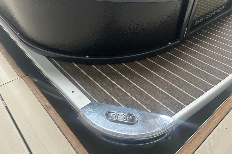 Slide: The Image of 2025 Premier 250 Intrigue RF boat deck with sleek design and modern finish. - 53